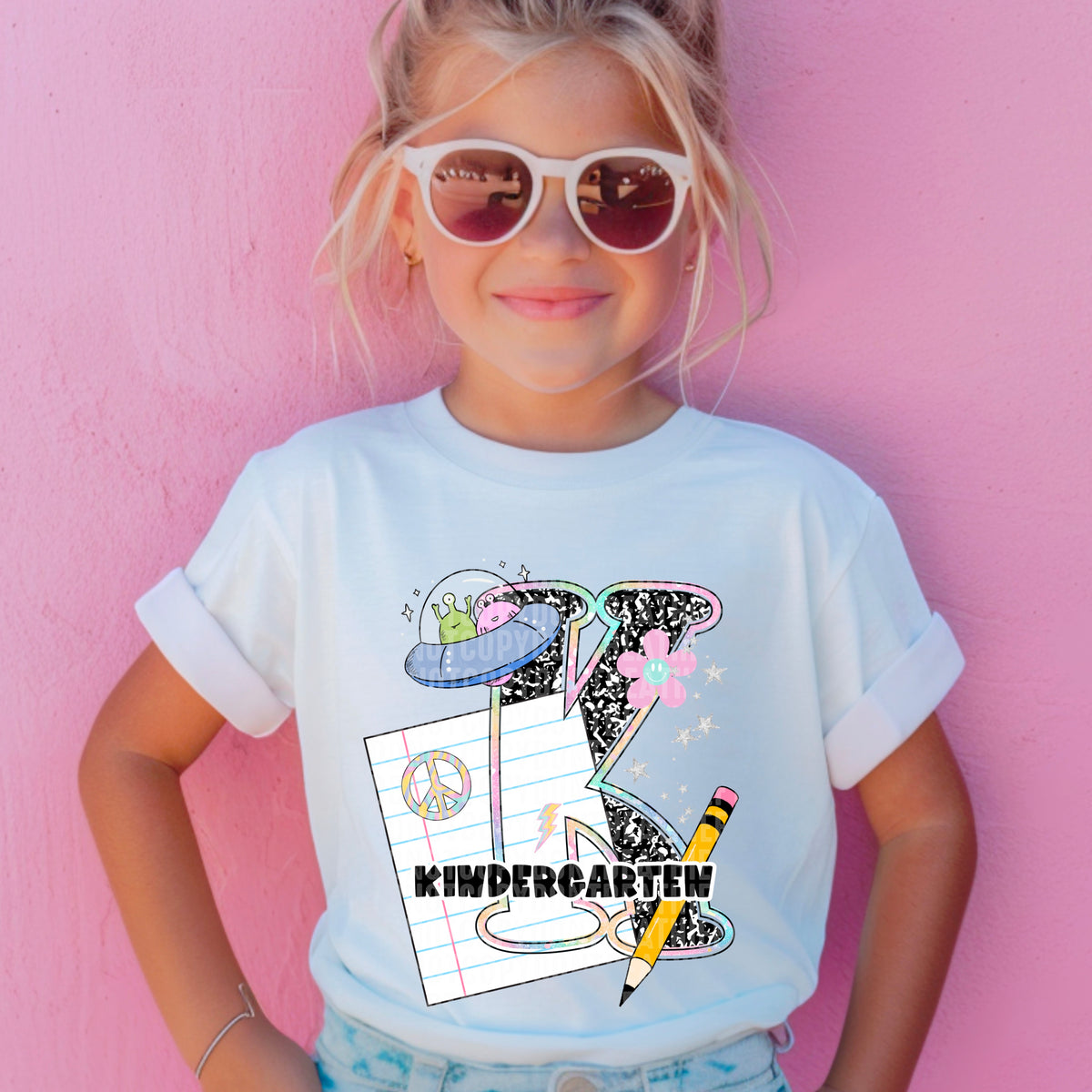 Kindergarten Paper Pencil 104565 DTF transfer