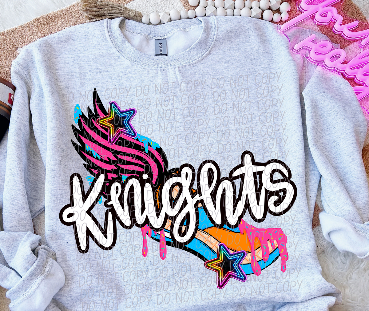 Knights Drip Track (City) 103040 DTF transfer