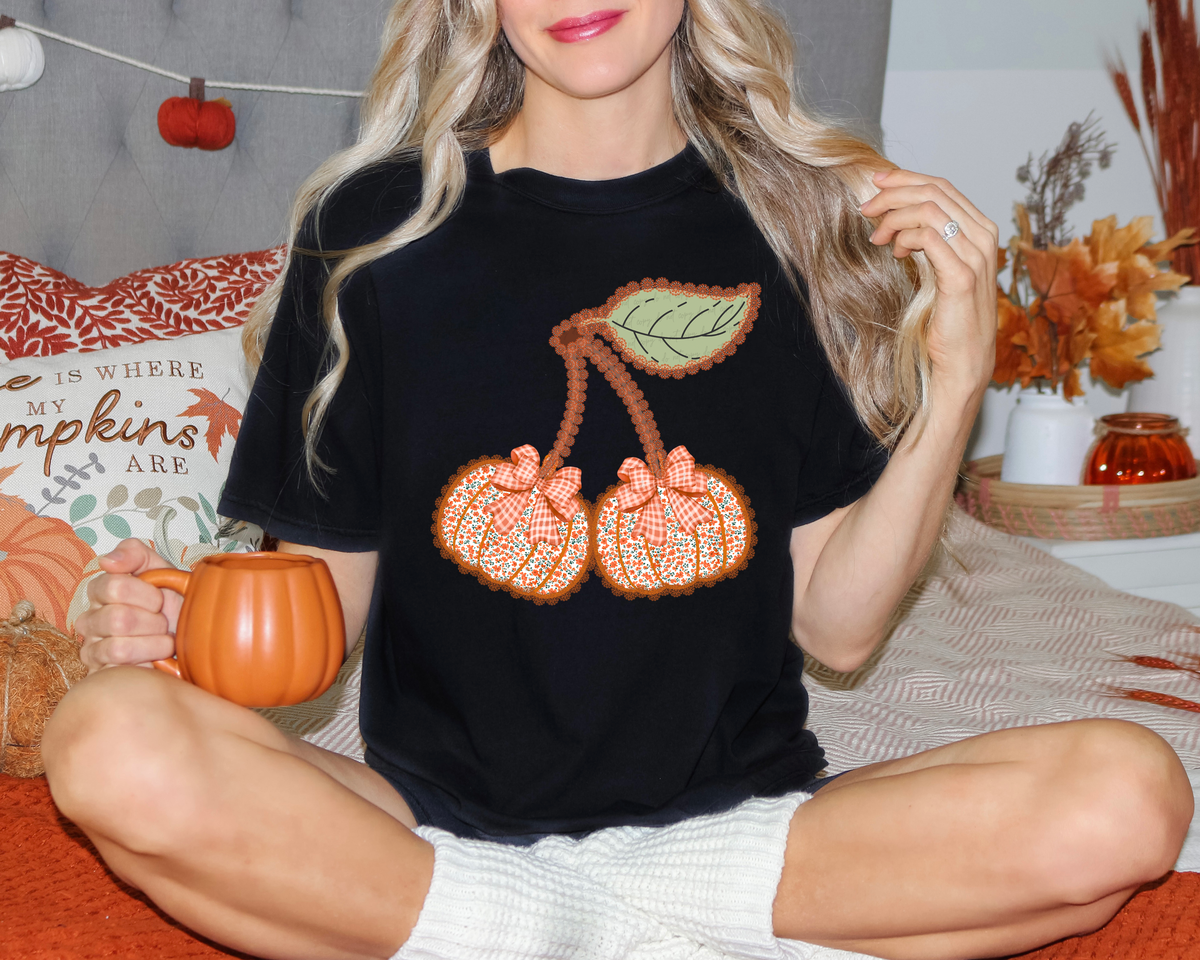 Lace Cherry Pumpkins 108909 DTF transfer