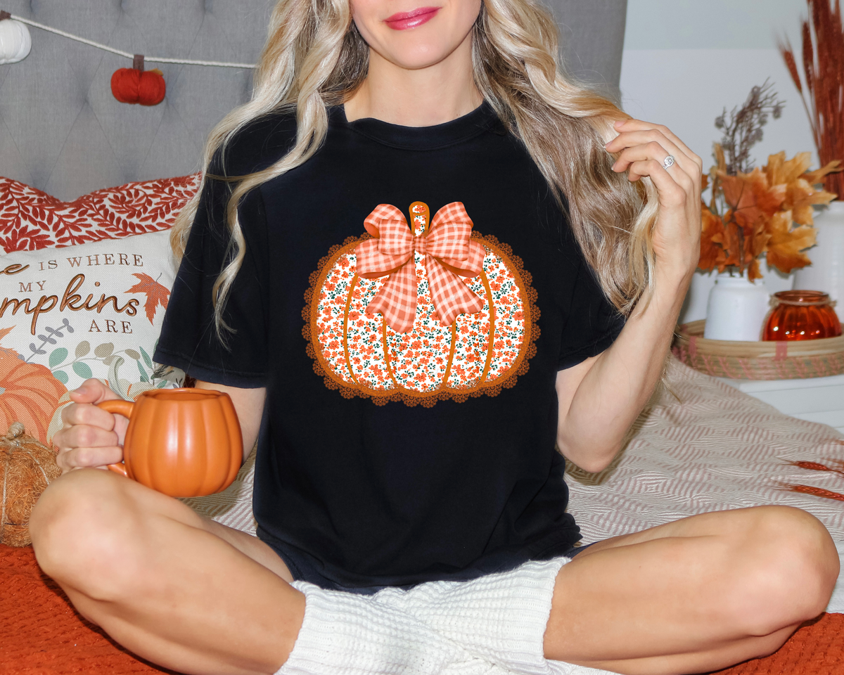 Lace Floral Pumpkin 108910 DTF transfer