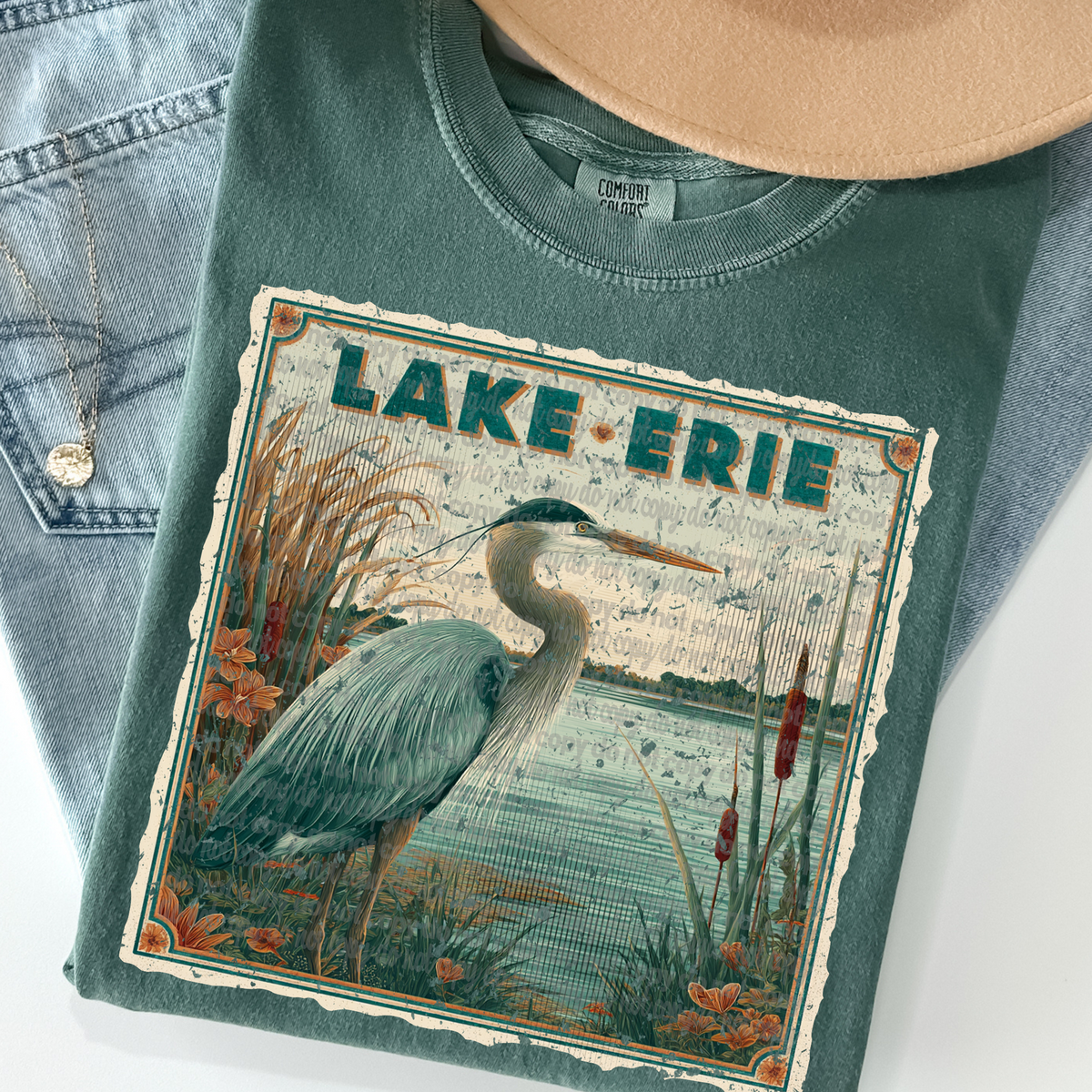 Lake Erie Stamp (TTD) 102307 DTF transfer