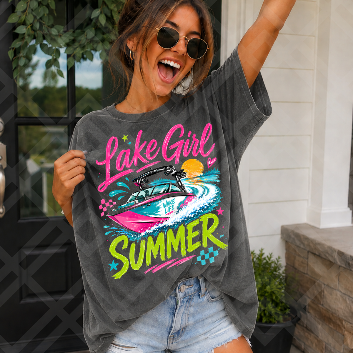 Lake girl summer (Parker) DTF Transfer