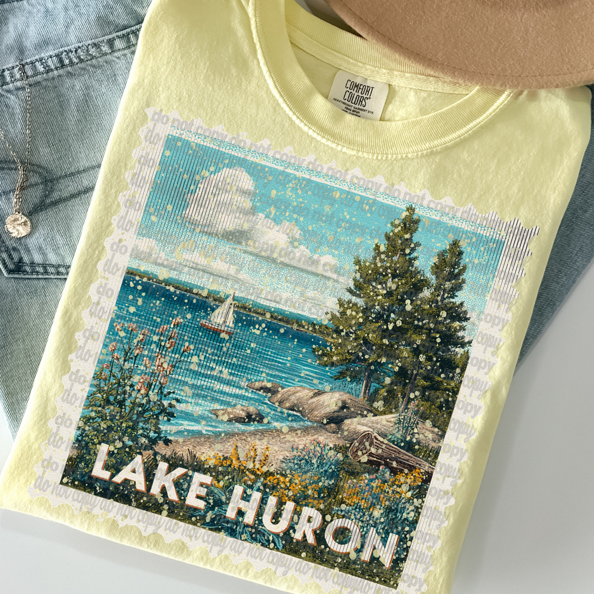 Lake Huron Stamp (TTD) 102501 DTF transfer