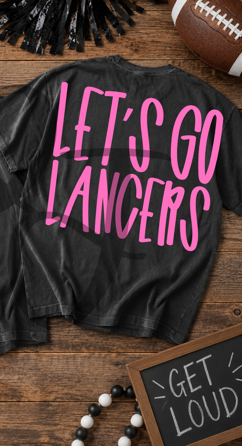 Lets go lancers- pink (Parker) DTF Transfer