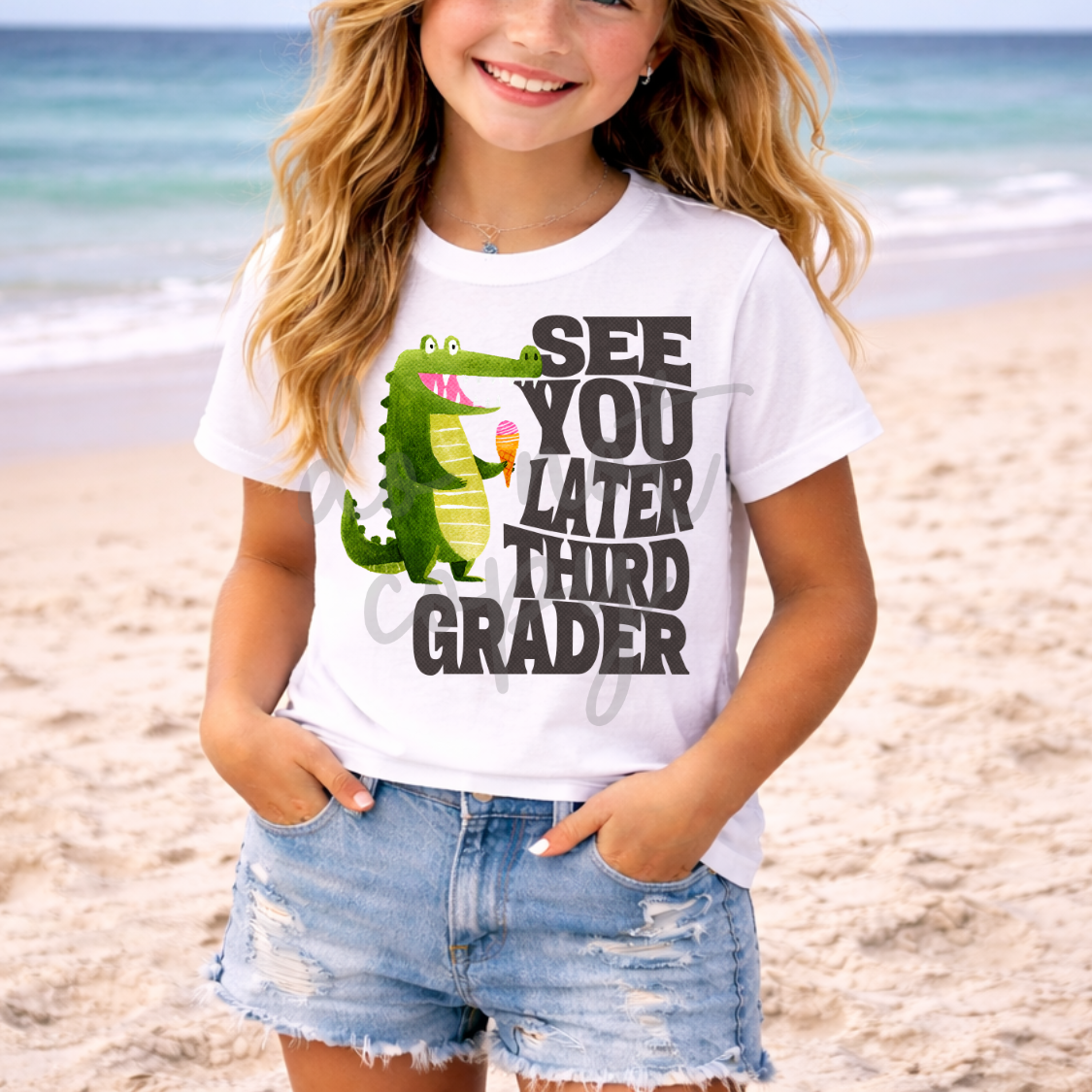 See you later third grader alligator (Parker) DTF Transfer