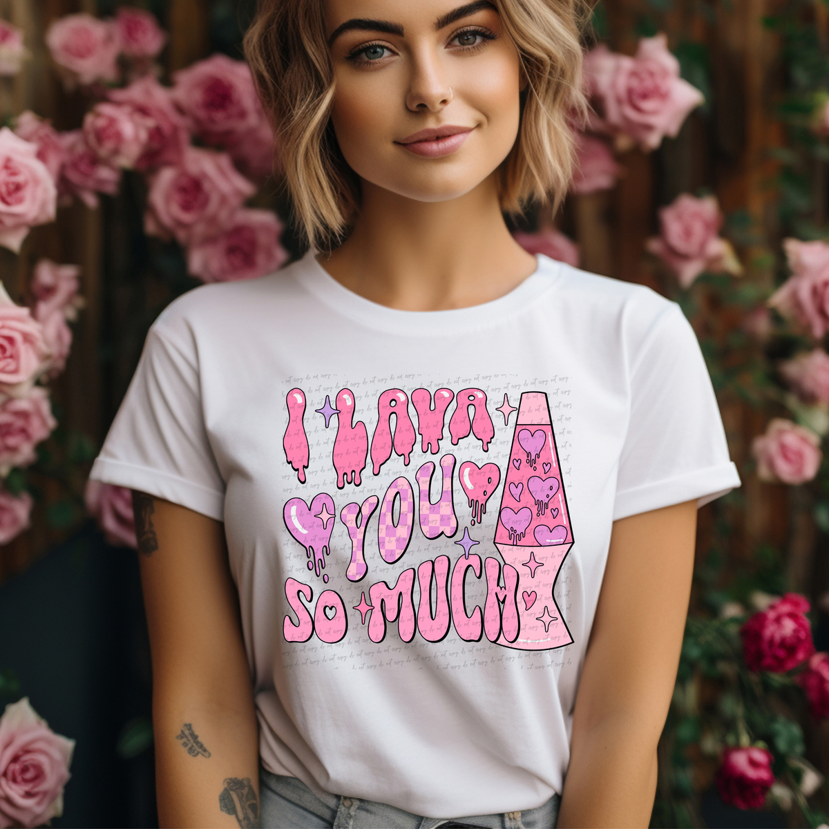 I Lava You So Much Lava Lamp 81532 DTF Transfer