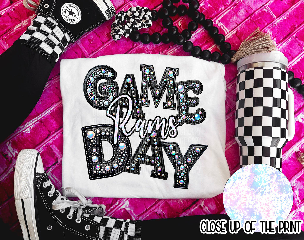 Game day rams (CCDD) 43563 DTF TRANSFER