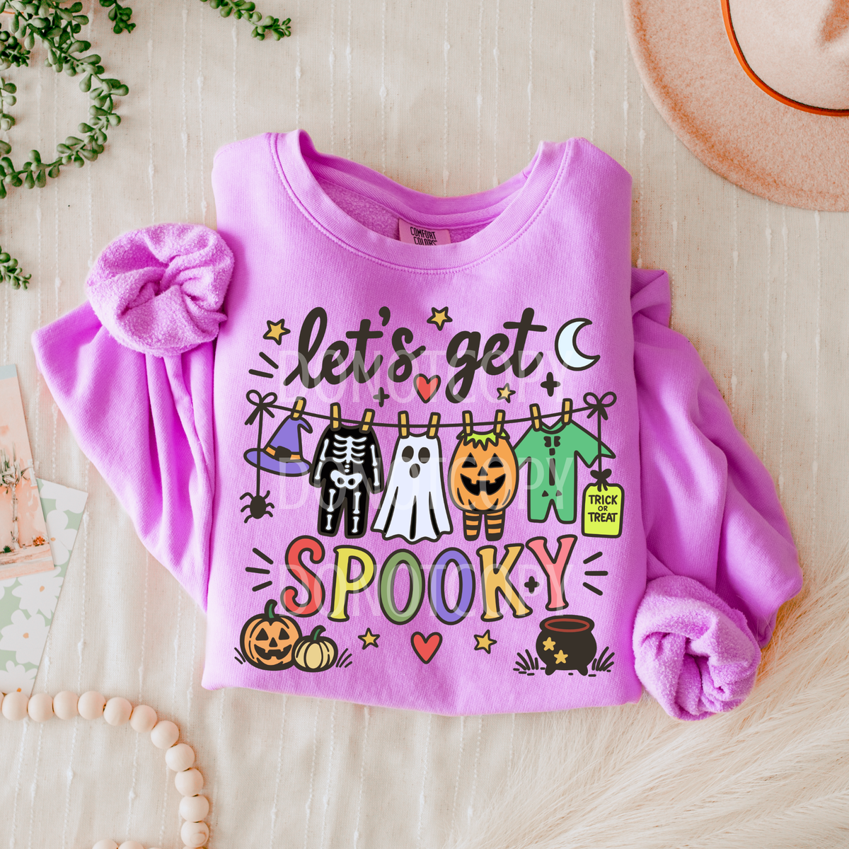 Let's get spooky clothes line (CSG) DTF Transfer