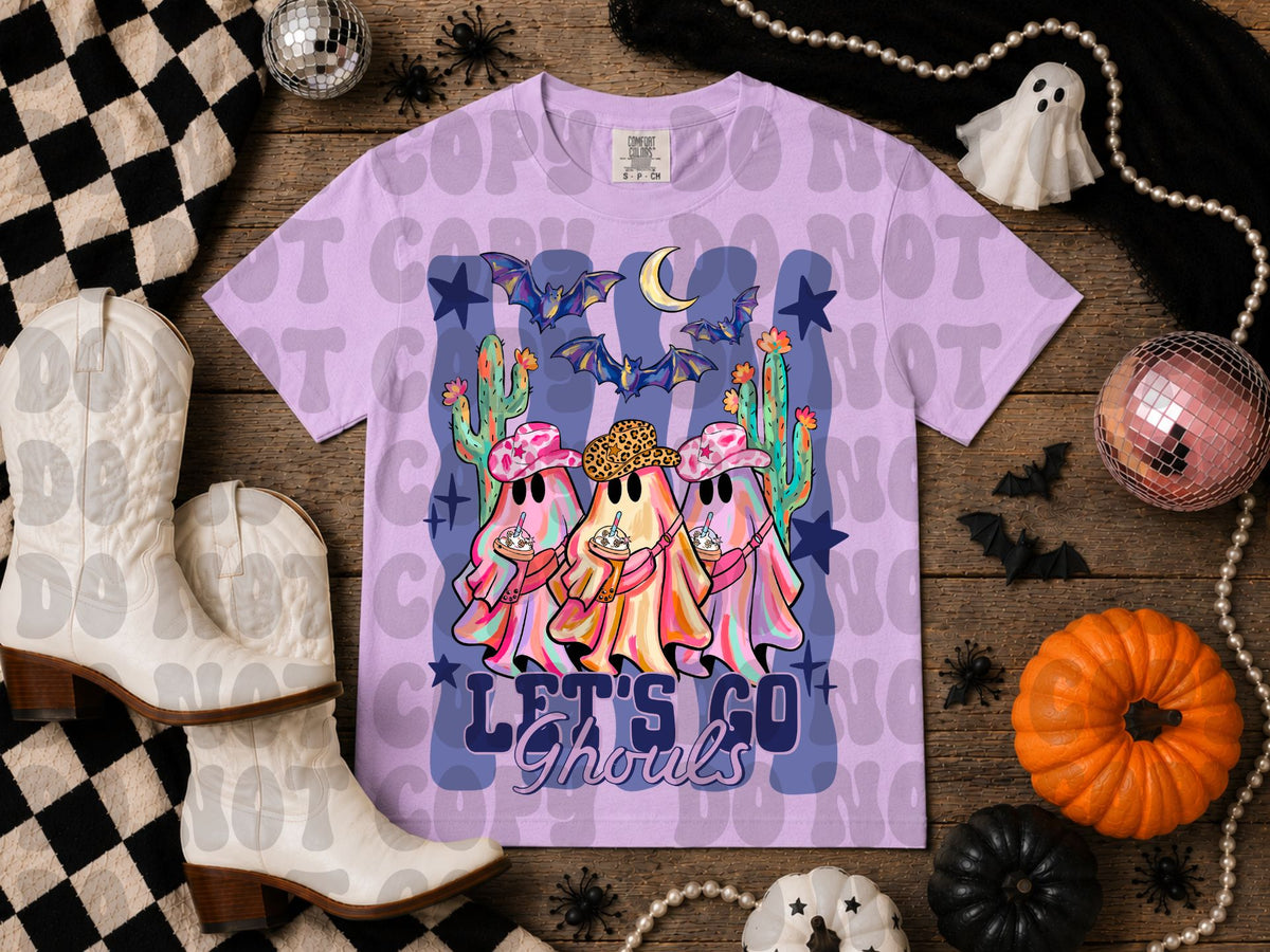 Let's go ghoul Sunday Special DTF transfer