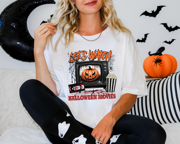 Let's Watch Halloween Movies 63147 DTF transfer