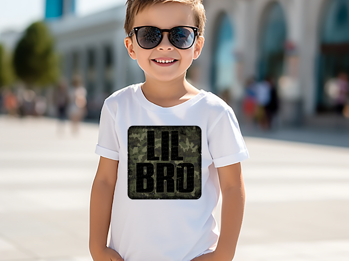 Lil Bro Camouflage 117160 DTF Transfer