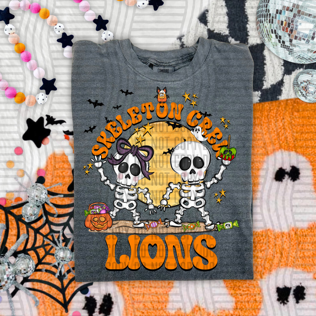 Lions skeleton crew (Caplinger) DTF transfer