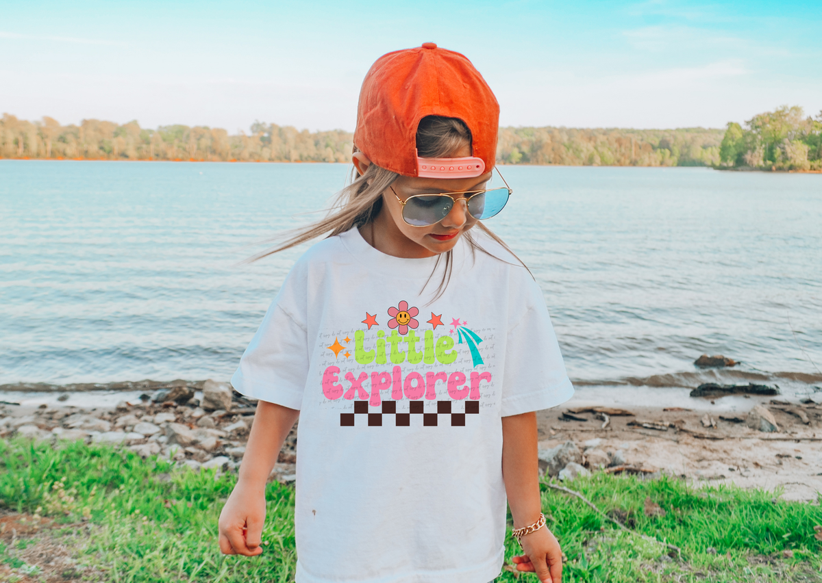 Little Explorer Checkered 76535 DTF Transfer