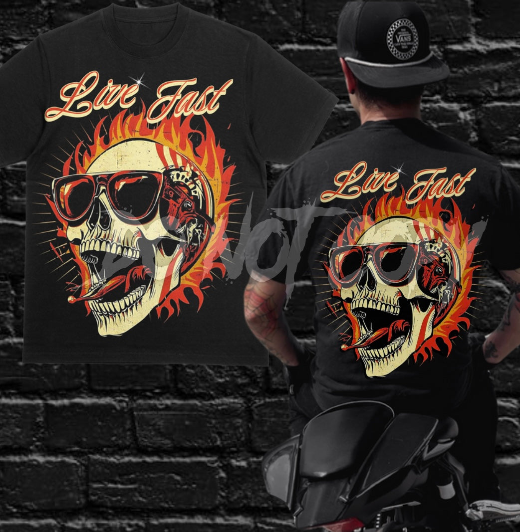 Live Fast 103769 DTF transfer