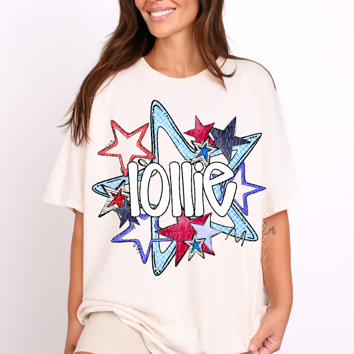 LOLLIE fourth of July stars (CITY) DTF transfer
