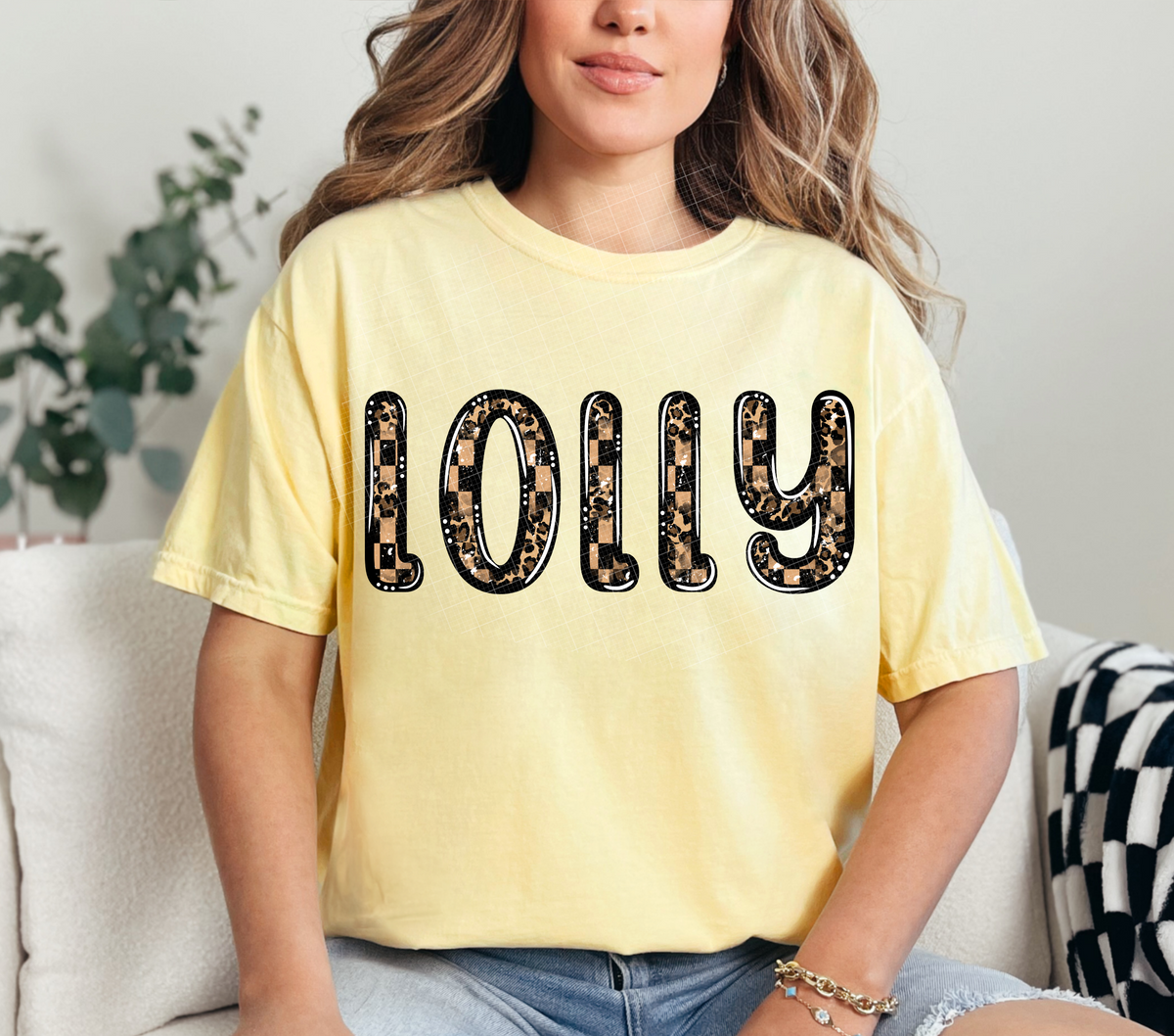Lolly leopard filled (Linda) DTF Transfer