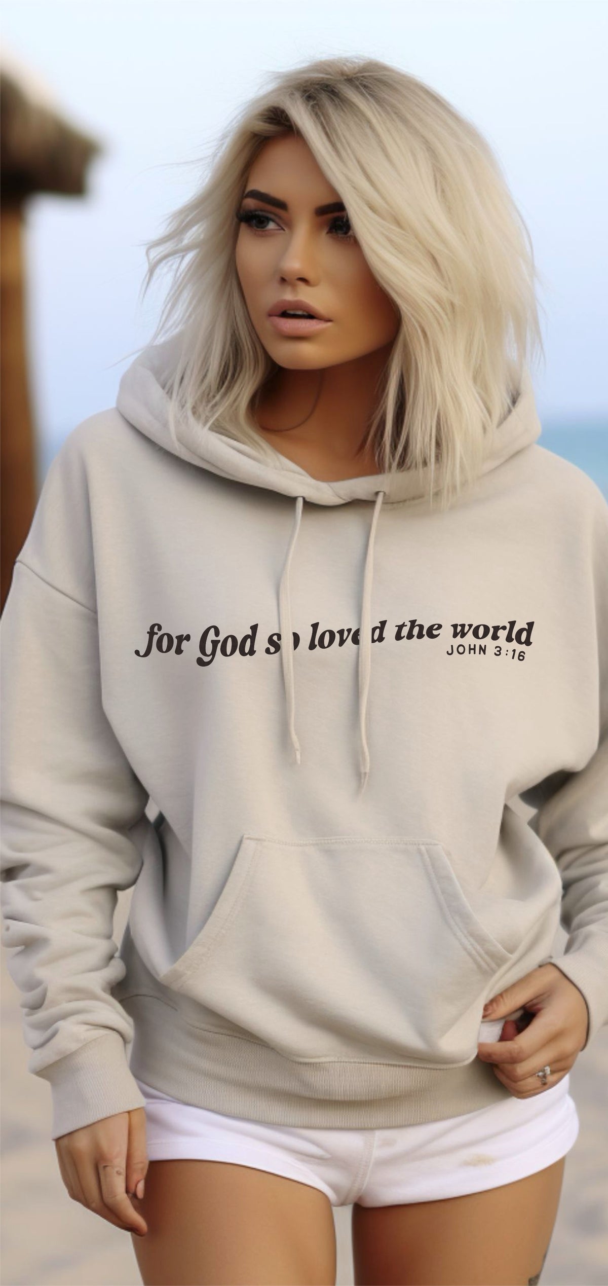 For God so loved the world brown 103806 DTF transfer