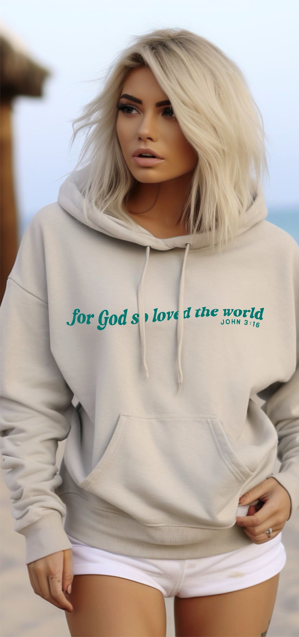 For God so loved the world green 103803 DTF transfer