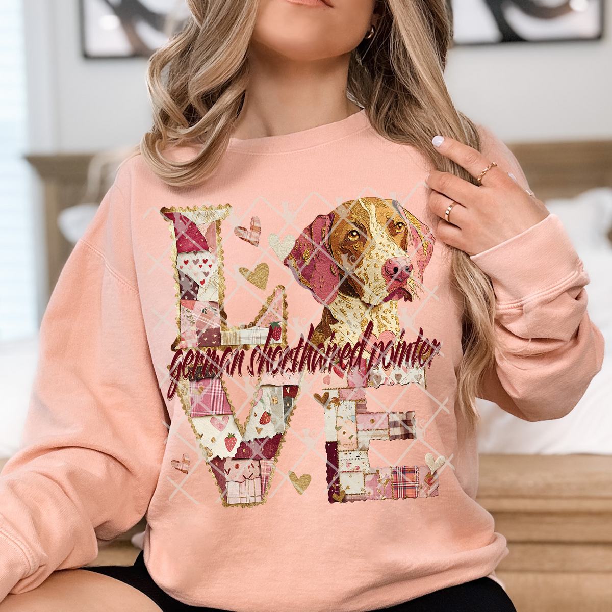 Love German Shorthair Pointer TTD DTF transfer