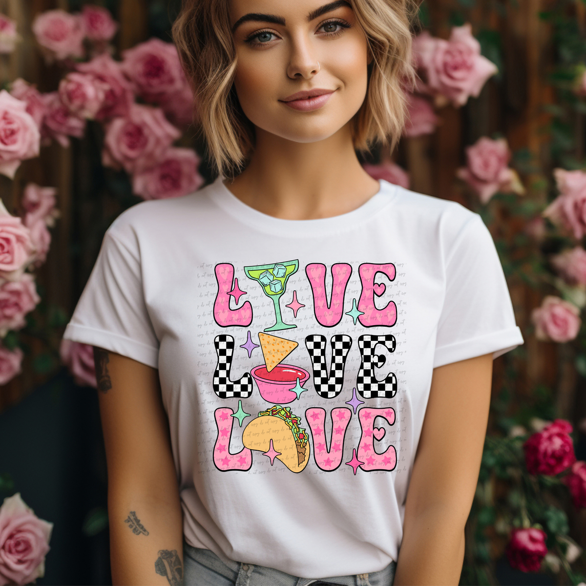 Love Margarita Chip Taco 81596 DTF Transfer