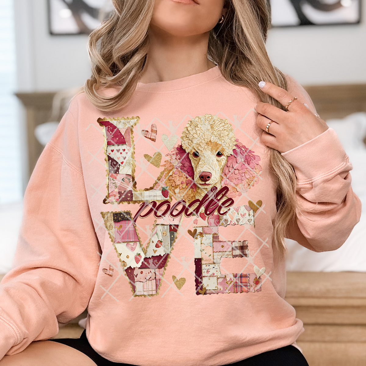 Love Poodle TTD DTF transfer