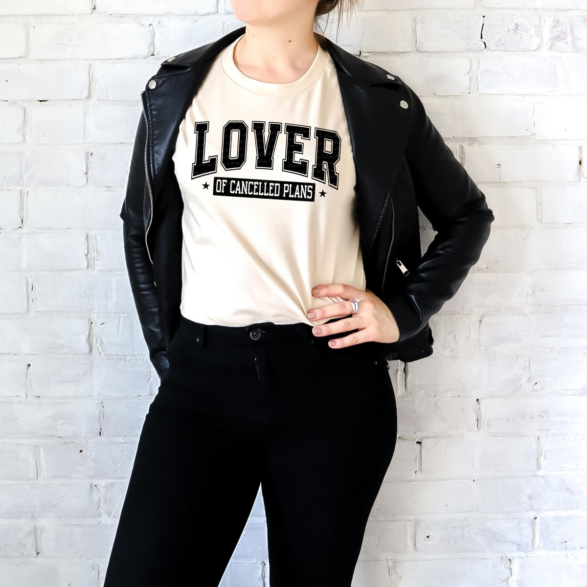 Lover Of Cancelled Plans - Black 86194 DTF Transfer