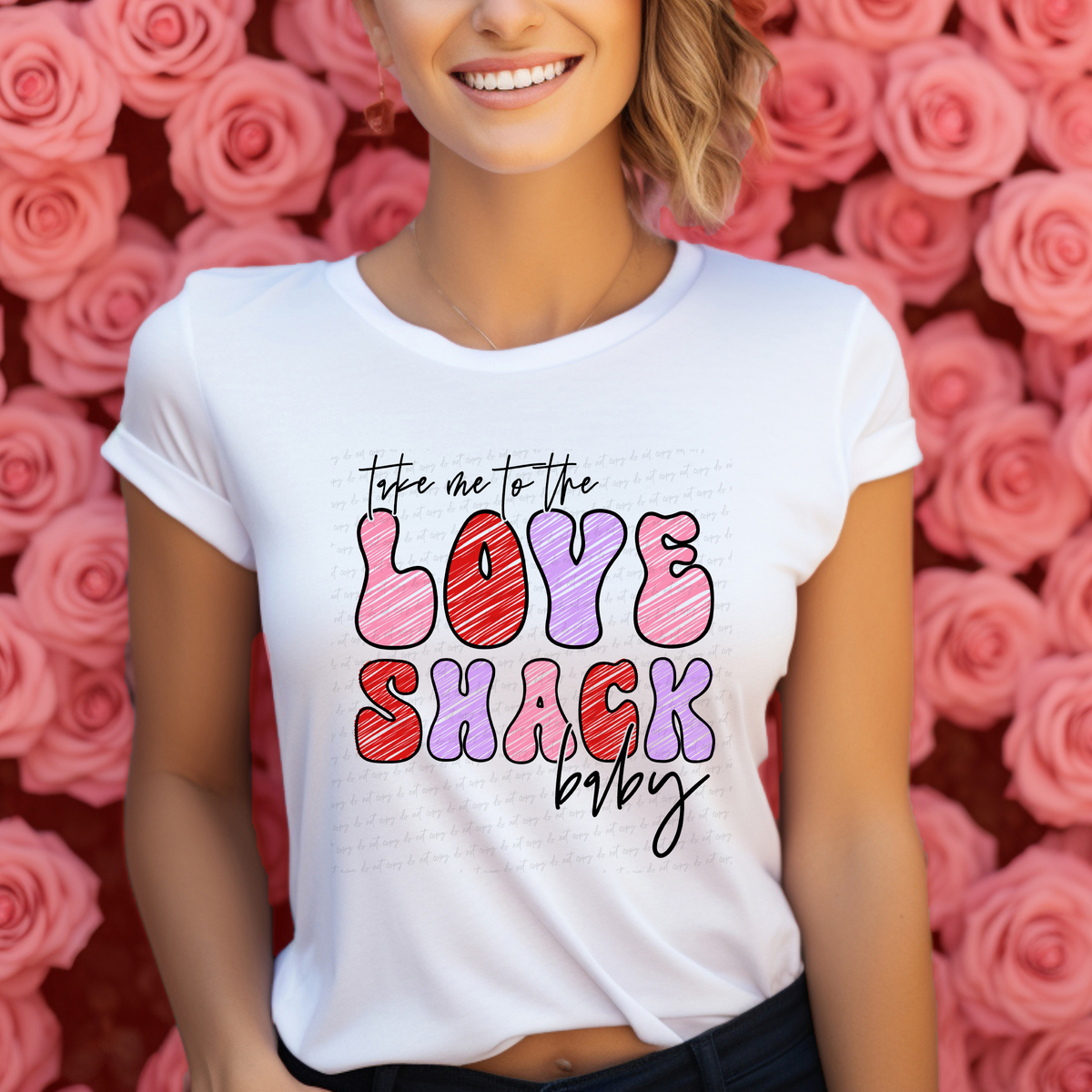 Take Me To The Love Shack Baby 116931 DTF Transfer