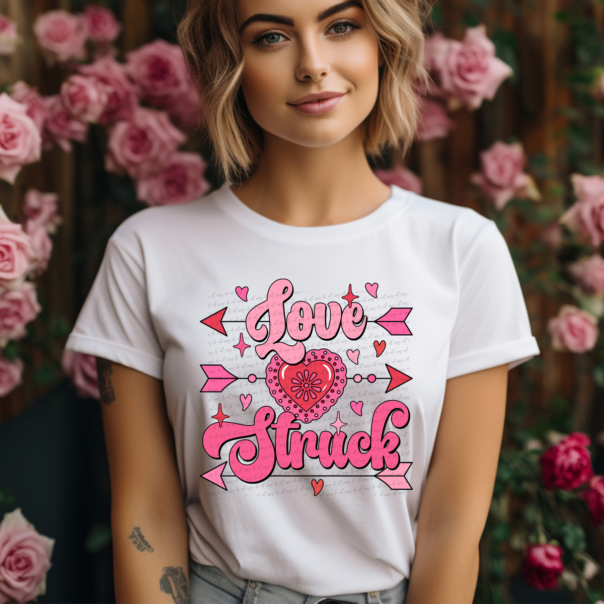 Love Struck Arrow 81557 DTF Transfer