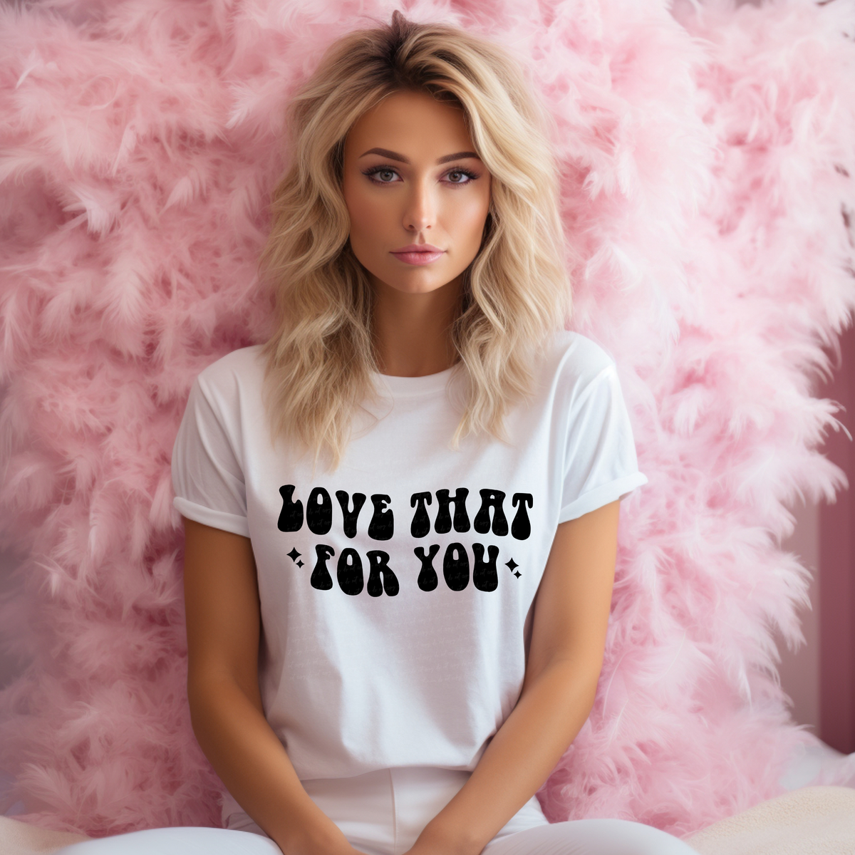 Love That For You BLACK 116569 DTF Transfer