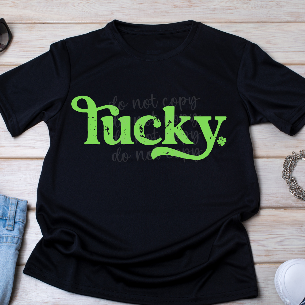 Lucky (Parker)  DTF Transfer