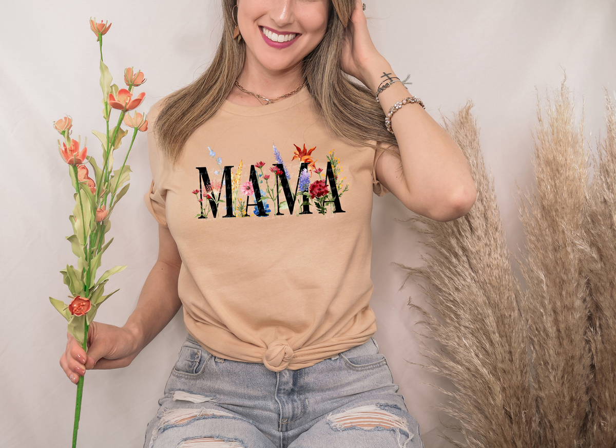 Mama Floral 74486 DTF Transfer