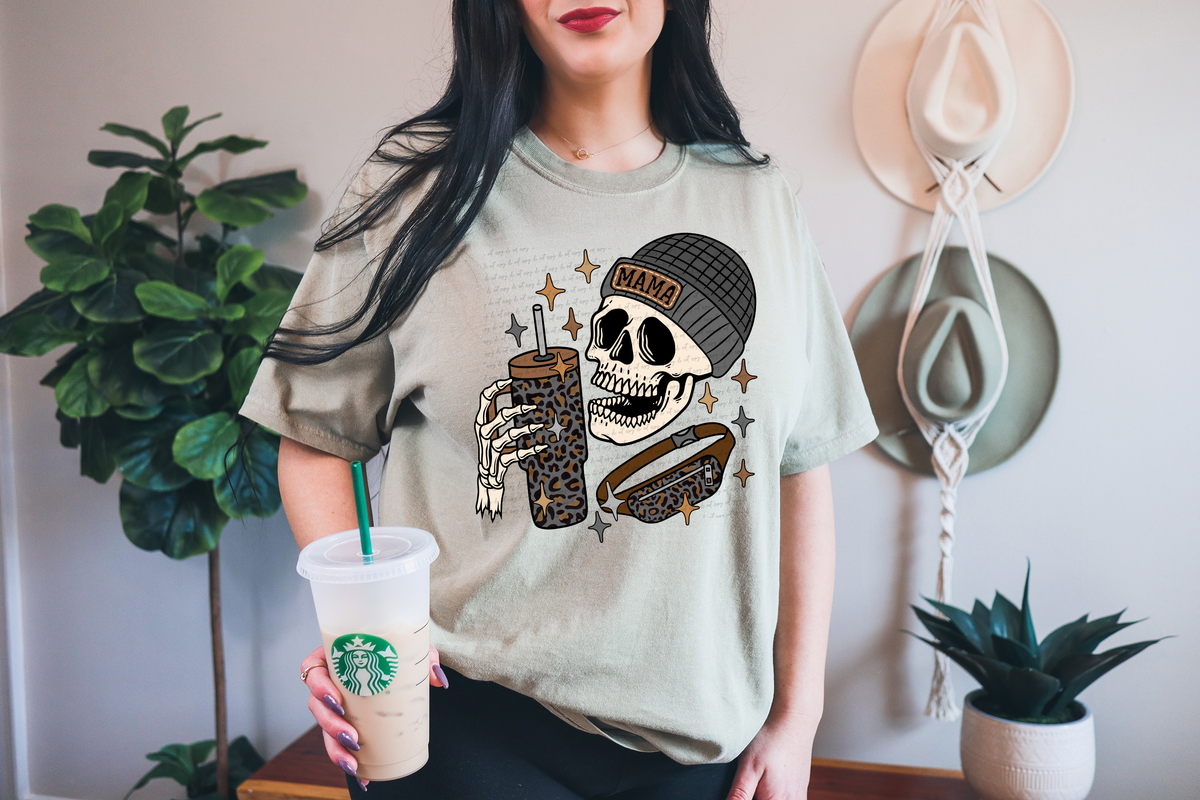 Mama Knit Hat Skellie 81741 DTF Transfer