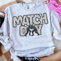 Match Day Wrestling Glitter Dotted 66194 DTF transfer