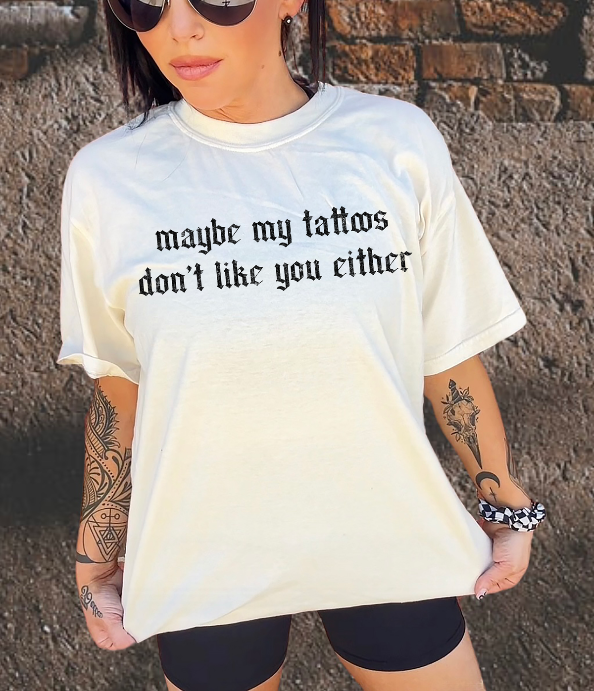 Maybe My Tattoos Don't Like You Either 108817 DTF transfer