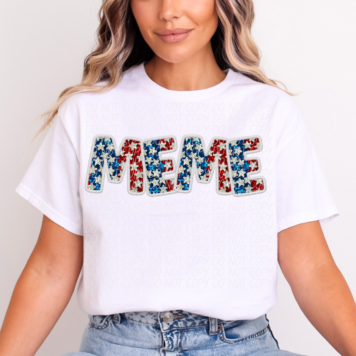 Meme Glitter Stars (CITY) DTF transfer