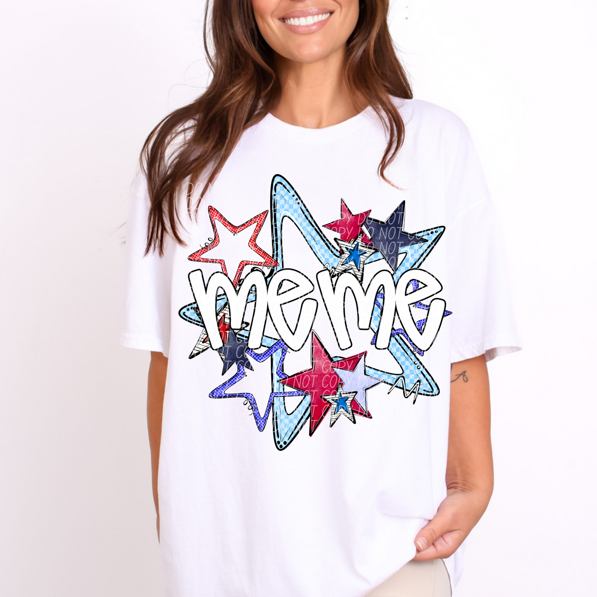 MEME fourth of July stars (CITY) DTF transfer