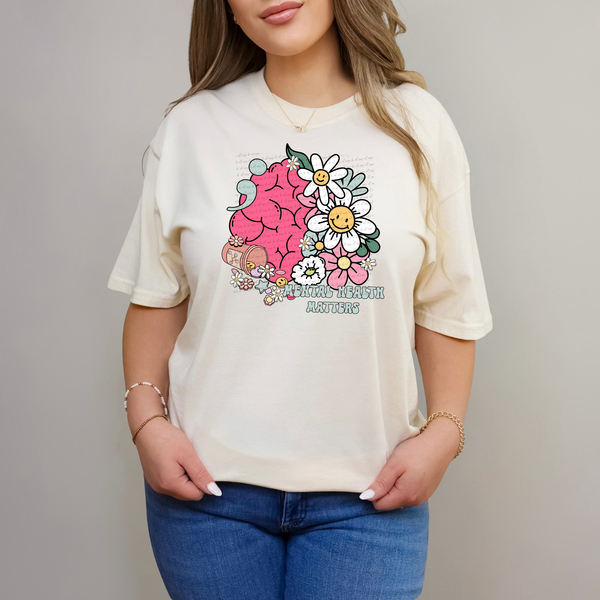 Mental Health Matters Floral 59681 DTF Transfer