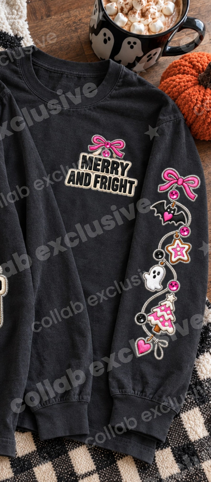 Merry and fright POCKET ONLY DTF Transfer