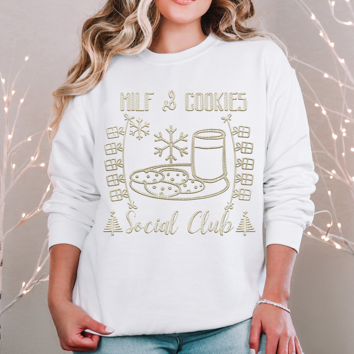 Milf And Cookies Social Club Ivory 63983 DTF transfer