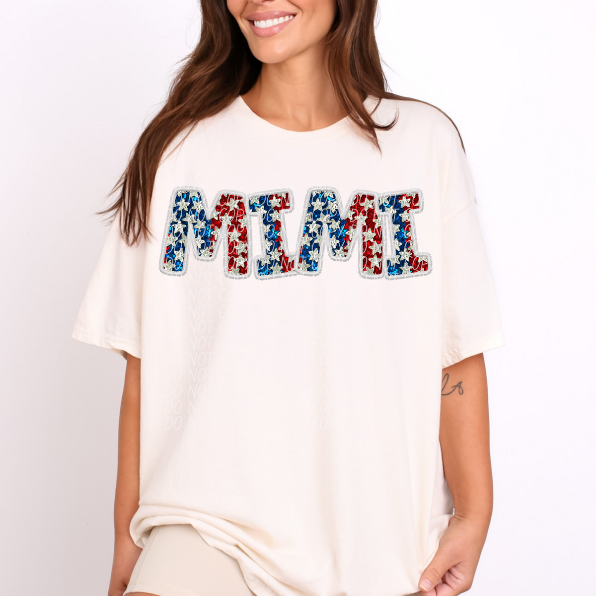 Mimi Glitter Stars (CITY) DTF transfer