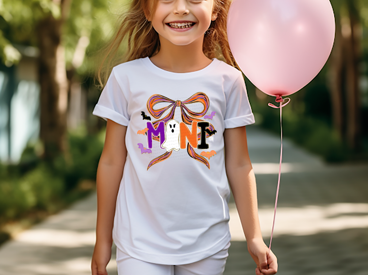 Mini Curly Bow Bats 108945 DTF transfer