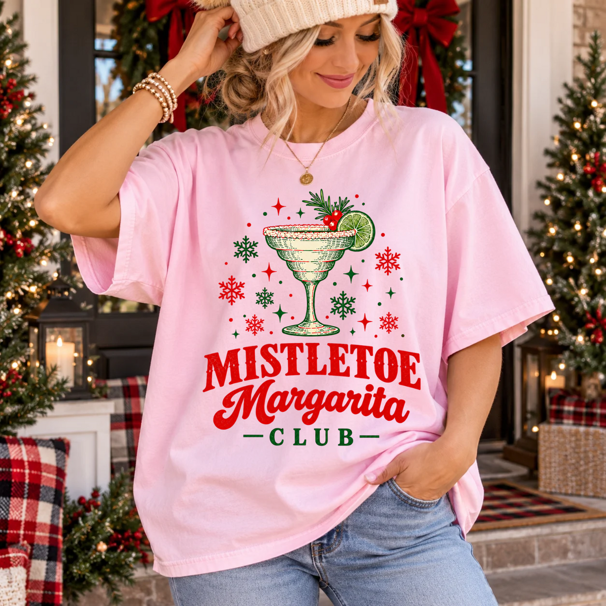 Mistletoe margarita club (Parker) DTF Transfer