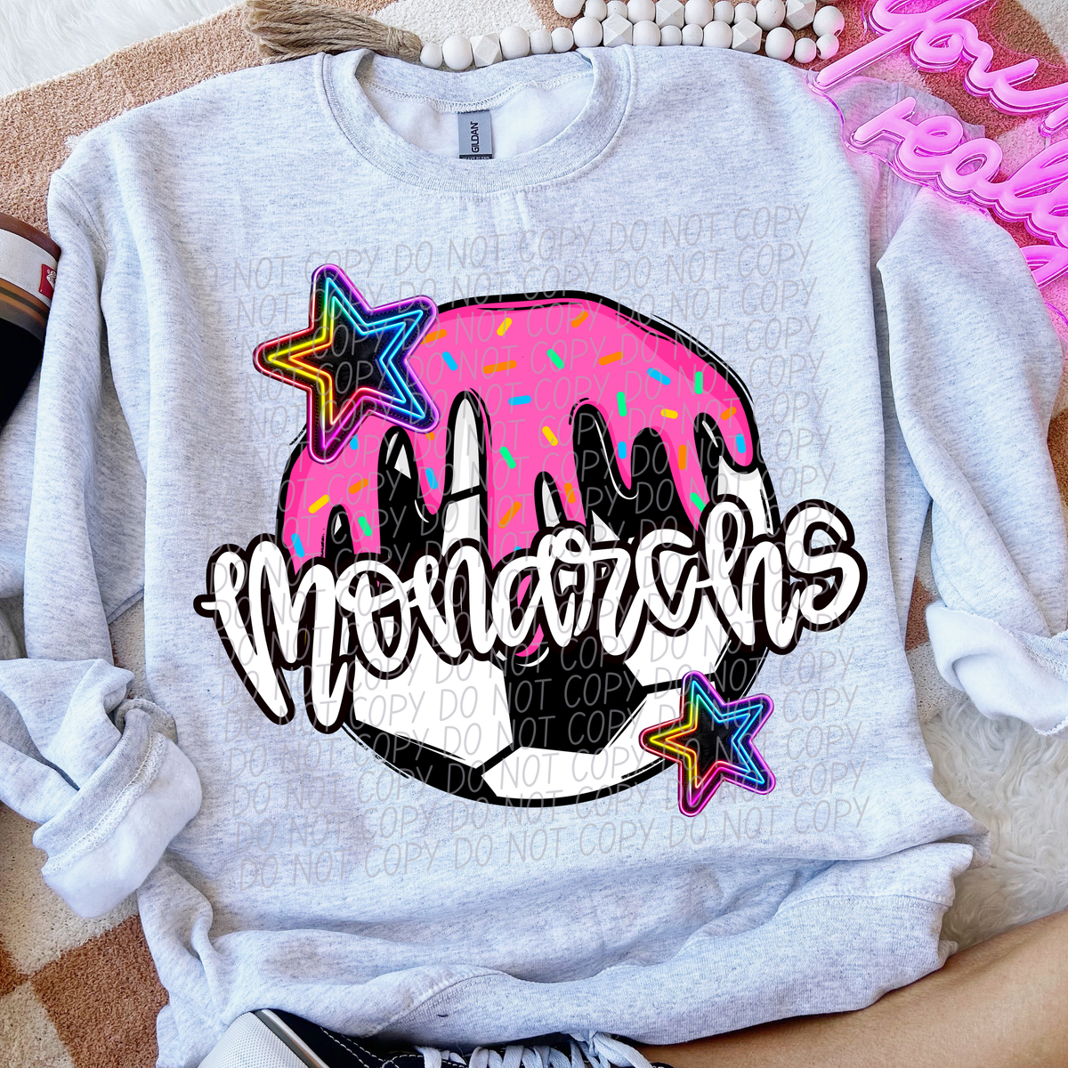 Dripping SOCCER Monarchs (CITY) DTF transfer