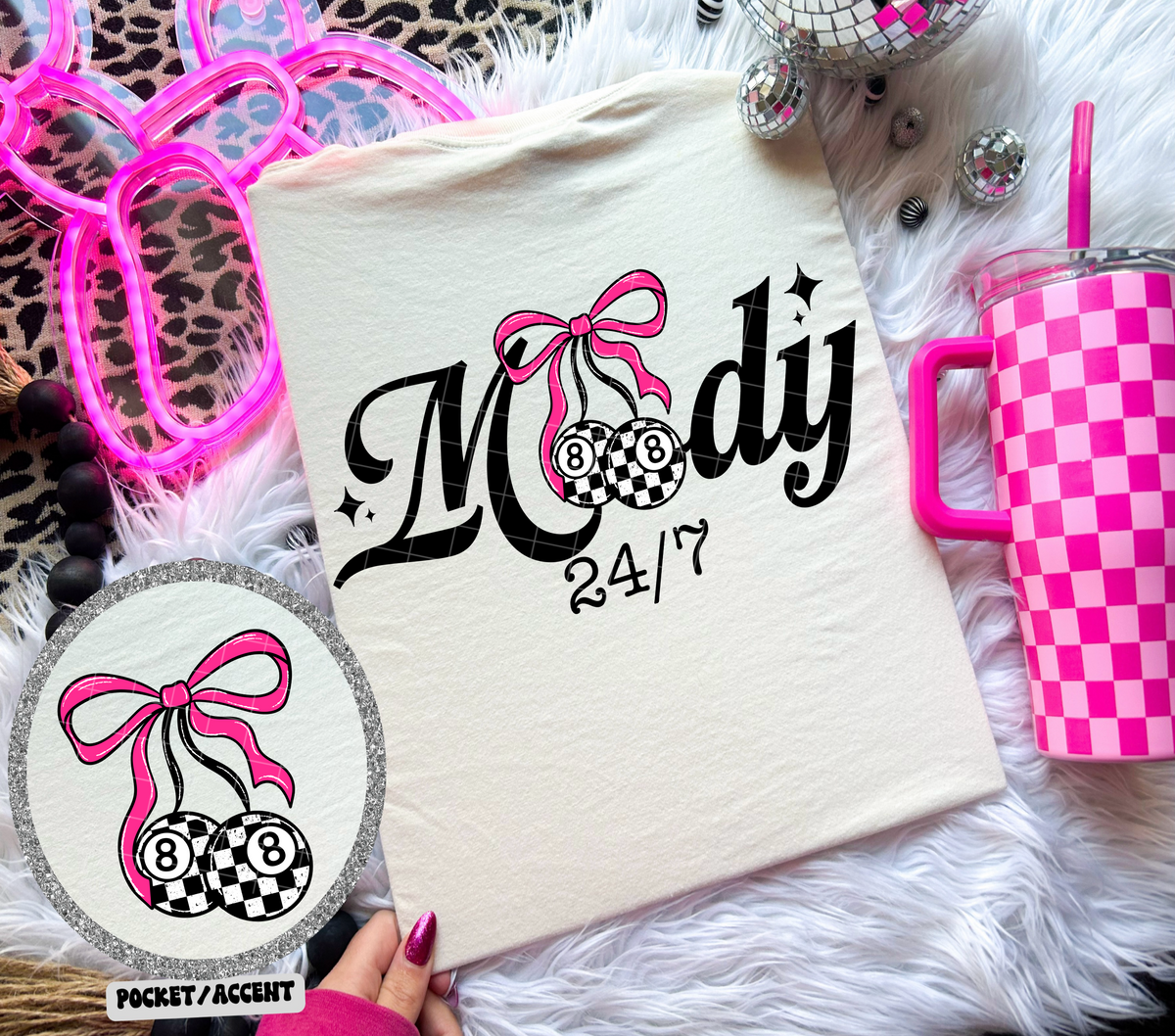 Moody 24/7 (BACK ONLY) (Linda) DTF Transfer