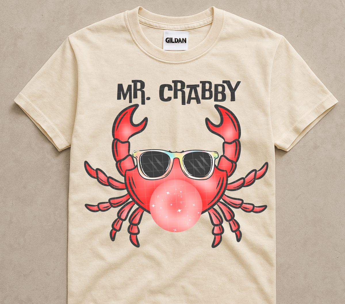 Mr crabby (40e) DTF Transfer