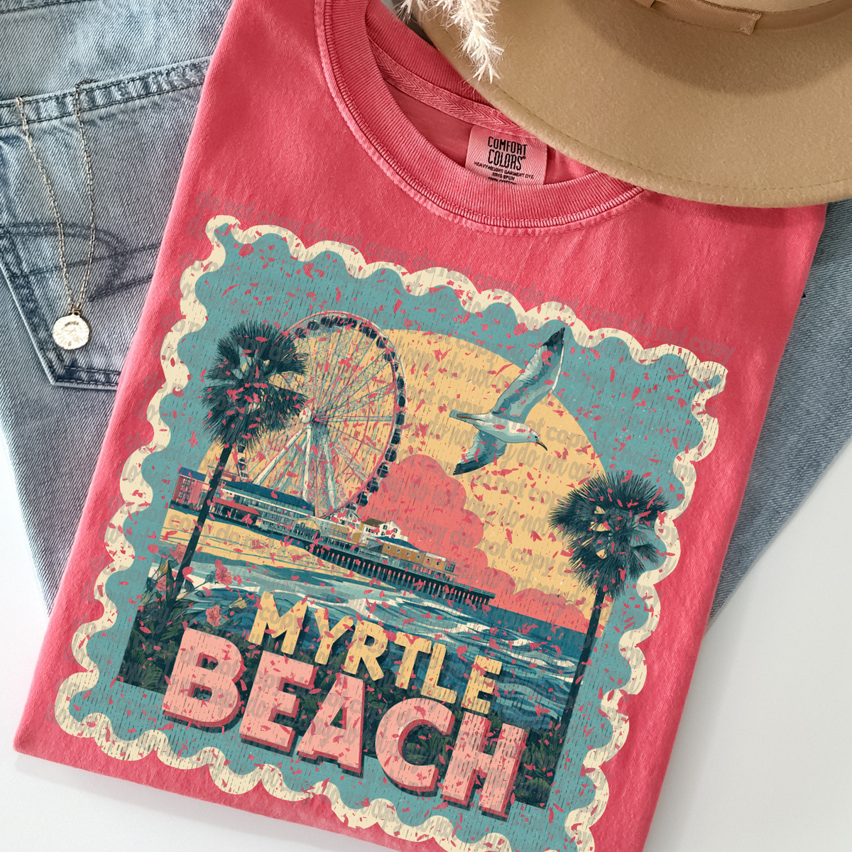 Myrtle Beach stamp (TTD) 100537 DTF transfer