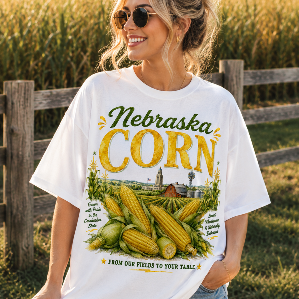 Nebraska corn (Parker) DTF Transfer