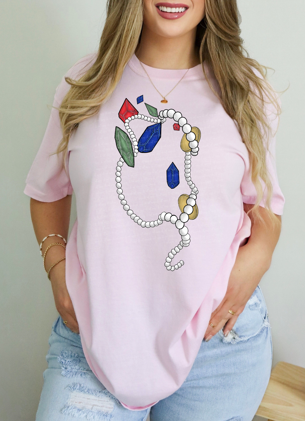 Crystal necklace 115215 DTF Transfer
