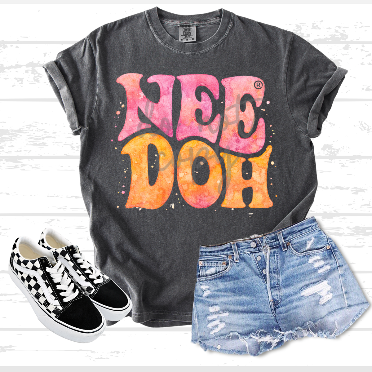 N doh Pink and orange (Parker) DTF Transfer