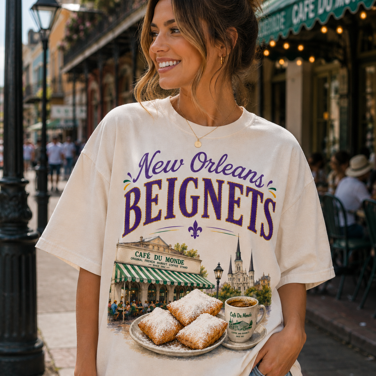New Orleans beignets (Parker) DTF Transfer